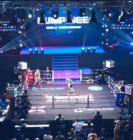 ringside media lumpinee stadium boxing match